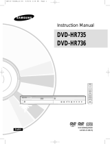 Samsung DVD-HR735 User manual