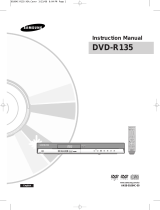 Samsung DVD-R135 User manual