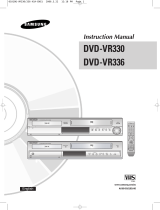 Samsung DVD-VR330 User manual