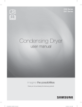 Samsung DV4000H Condenser Dryer, 7 kg User manual