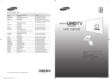 Samsung UA85HU8500W Quick start guide