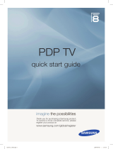 Samsung PS58B850Y1M Quick start guide
