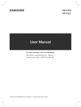 Samsung HW-K550 Quick start guide