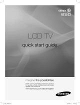 Samsung LN46C650L1R Quick start guide