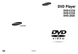 Samsung DVD-E318 User manual