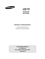 Samsung LW17E24C User manual