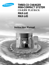 Samsung MAX-L45 User manual