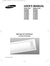 Samsung AS18HM3N/SER User manual