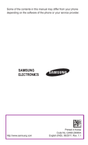 Samsung GT-E2550 User manual