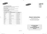 Samsung LE40N73BD Owner's manual