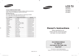 Samsung LE32S73BD Owner's manual