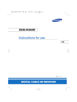Samsung DCB-H360 Owner's manual