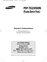 Samsung PS-42P7HD Owner's manual