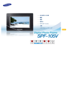 Samsung SPF-105V Owner's manual