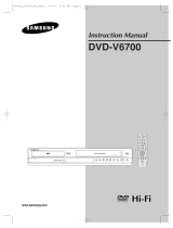 Samsung DVD-V6700 Owner's manual