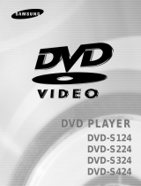 Samsung DVD-S224 Owner's manual