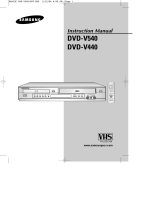 Samsung DVD-V440 User manual