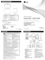 LG WP-750R Owner's manual