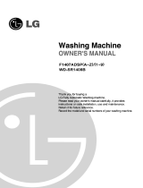 LG F1407ADSP6 Owner's manual