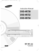 Samsung DVD-HR732 User manual