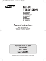 Samsung SP-43R2HE User manual