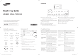 Samsung UD46E-P Quick start guide