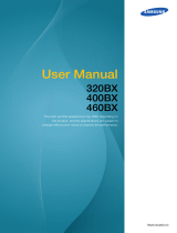 Samsung 320BX User manual