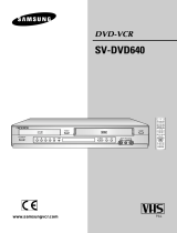 Samsung SV-DVD640 User manual