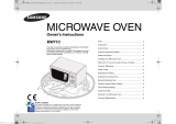 Samsung MW71C User manual