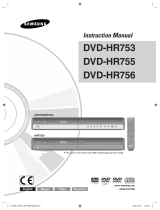 Samsung DVD-HR753 User manual