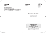 Samsung LE40R82B User manual