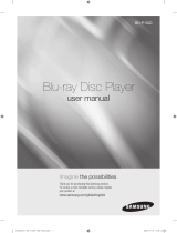Samsung BD-P1500 User manual