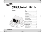 Samsung MW73C Owner's manual