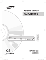 Samsung DVD-HR725 User manual