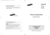 Samsung LW20M2 User manual