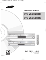 Samsung DVD-VR330 User manual