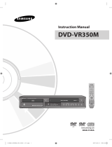 Samsung DVD-VR350M User manual