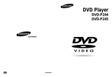 Samsung DVD-P244 User manual