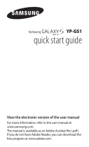 Samsung YP-GS1EB Quick start guide