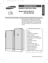 Samsung RA21FASS User manual