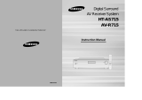 Samsung HT-AS715 User manual