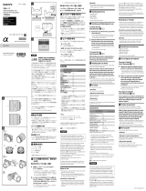 Sony SEL55F18Z User manual