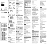 Sony NEX-VG10 User manual