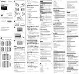 Sony NEX-VG10 User manual