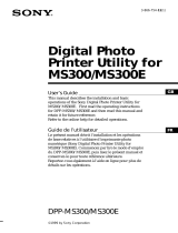 Sony DPP-MS300E User manual