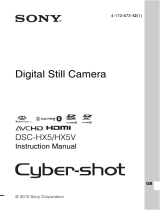 Sony DSC-HX5 User manual