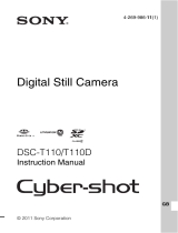 Sony DSC-T110 Operating instructions