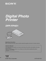 Sony DSC-T70HDPR User manual