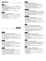 Sony ILCE-7M2K Owner's manual