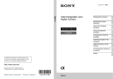 Sony NEX-6 Operating instructions